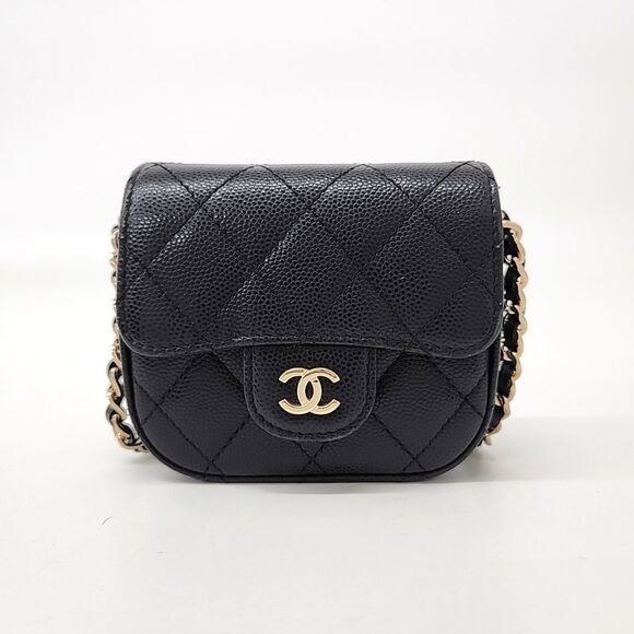 CHANEL Handbags - Chanel Caviar Classic Chain Mini Bag Ap2475